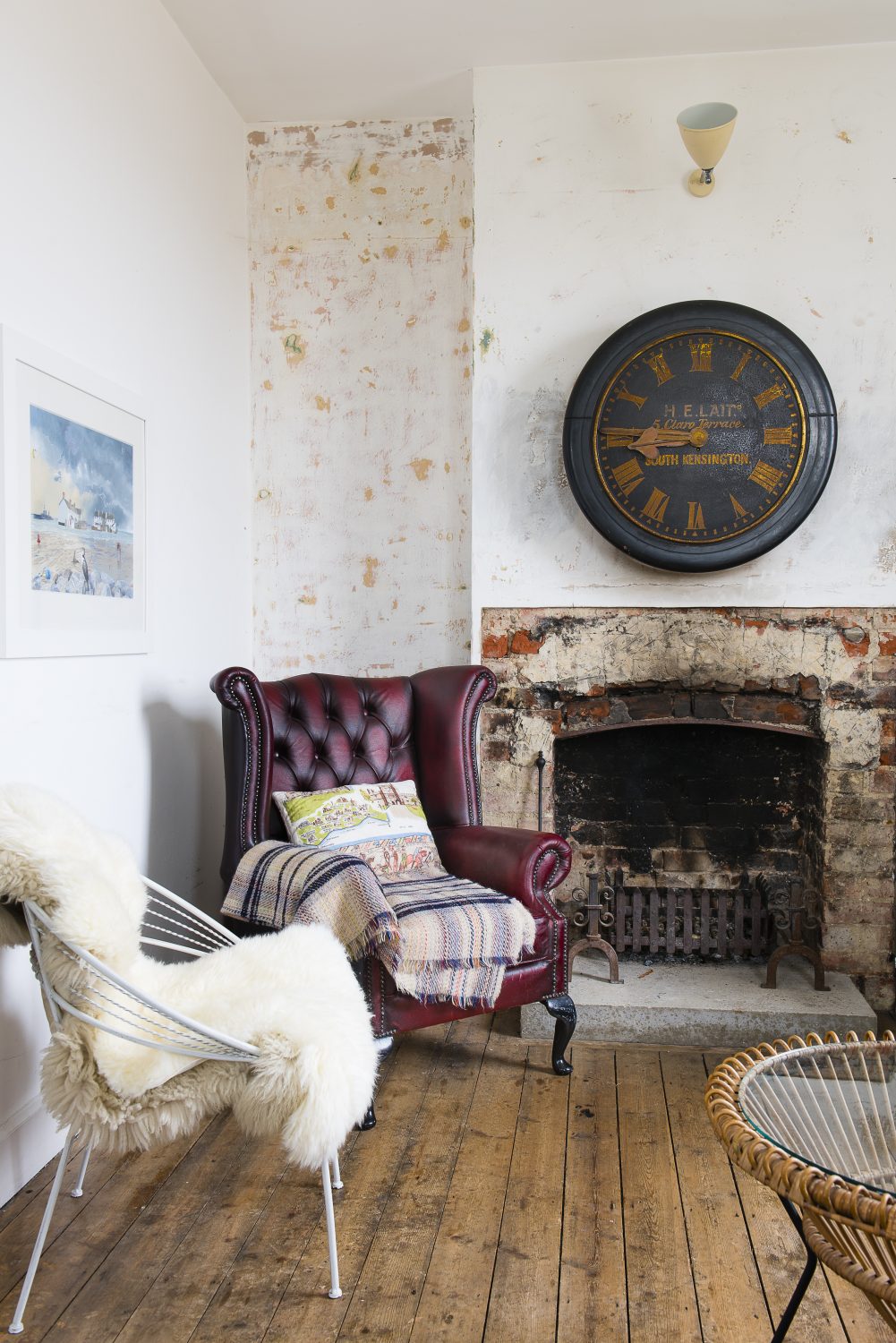 Una casa en la costa inglesa con alma vintage